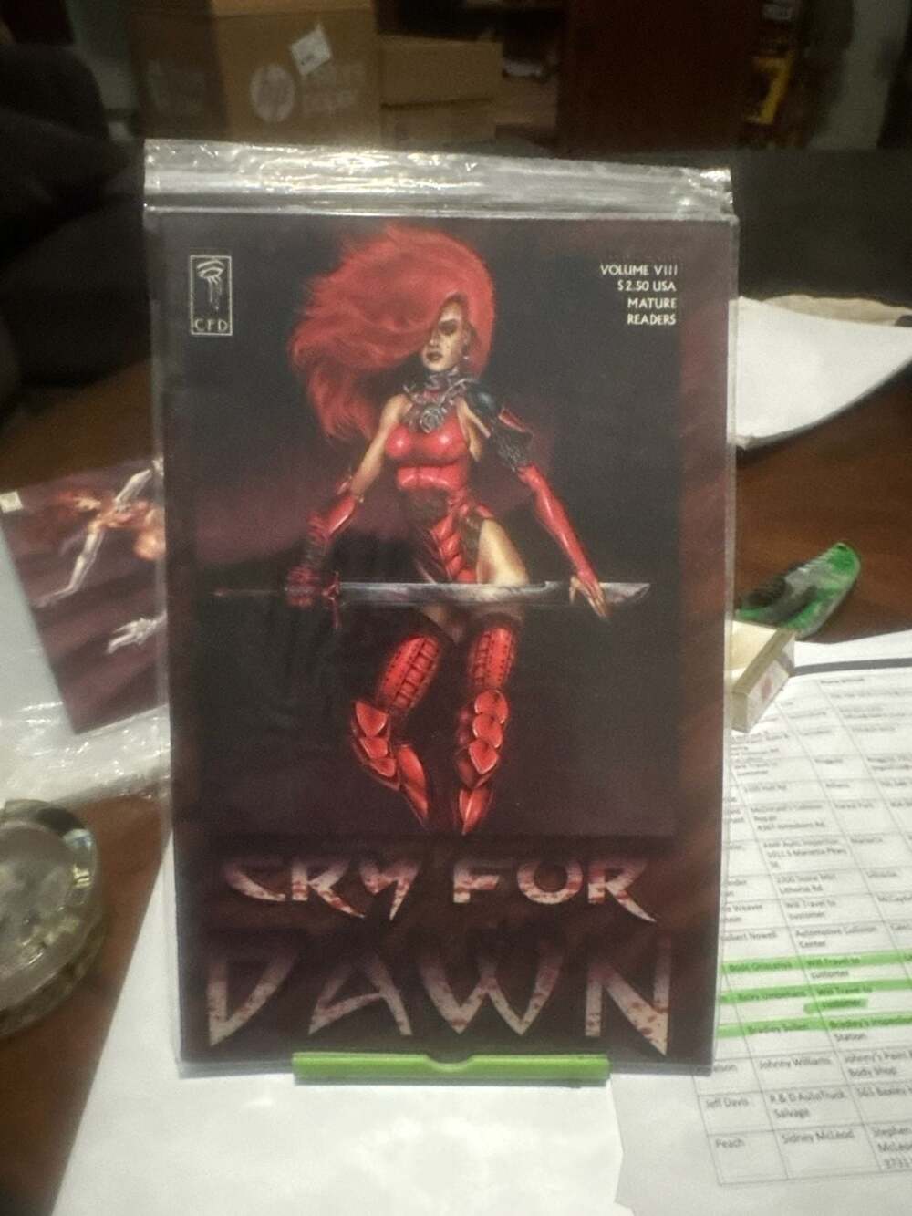 Cry for Dawn #8 1992 Joseph Michael Linsner 1st Printing Comic Book